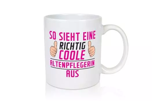 Действительно крутая гериатрическая медсестра | Медперсонал | Уход - Чашка белая LieblingsPrint24