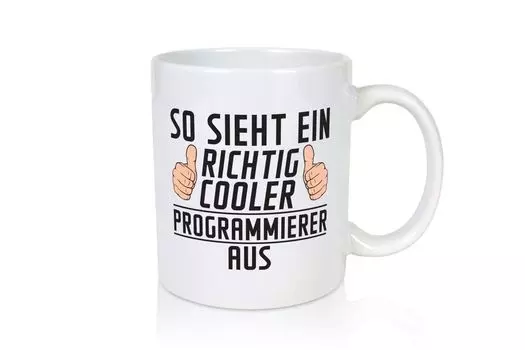 Действительно крутой программист | Разработчик программного обеспечения - Белая кружка LieblingsPrint24