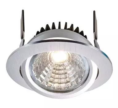 Deko-Light LED встраиваемый потолочный светильник COB95 серебристый 12Вт 24В круглый 4000К, серебро