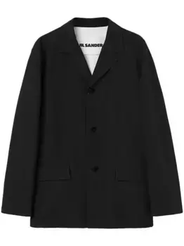Деконструированная куртка-рубашка JIL SANDER, черный