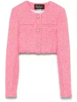 Деконструированная куртка VETEMENTS, розовый