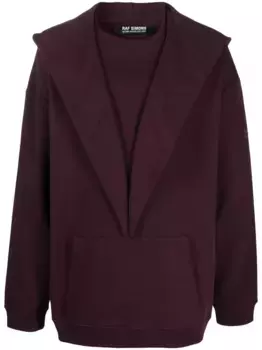 Деконструированное худи Raf Simons, фиолетовый