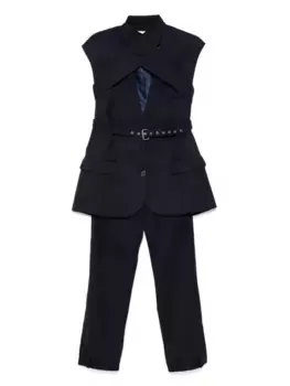 Деконструированные брюки Monse, синий