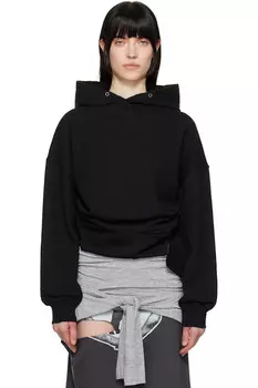 Деконструированный худи Open Yy, черный