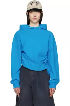 Деконструированный худи Open Yy, синий