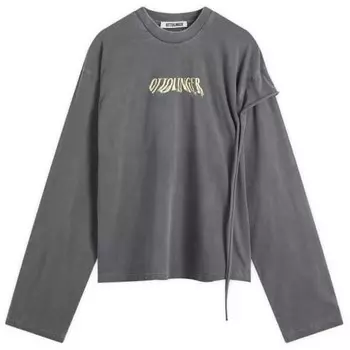 Деконструированный свободный топ Ottolinger, серый