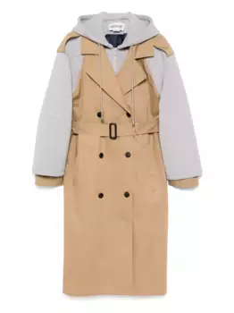 Деконструированный тренч Monse, коричневый