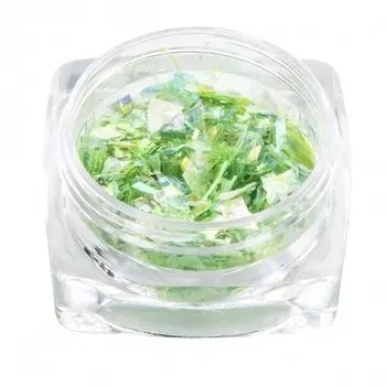 Декор со стеклянным эффектом 1, Зеленый Claresa