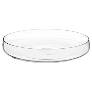 Декоративная чаша Ikea Berakna, 26 см, прозрачное стекло