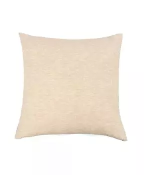 Декоративная декоративная подушка из французского льна — 20 x 20 дюймов Bokser Home, бежевый