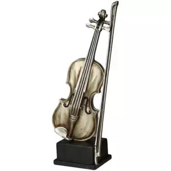 Декоративная фигура Ambiente House «Фигура скрипки L» Ambiente Haus, цвет antik/silberfarben