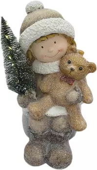 Декоративная фигура X-Mas, 23,3x39,5x22,3 см, коричневый/зеленый