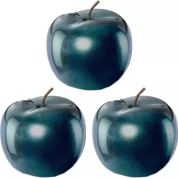 Декоративная фигурка Creativ deco «Рождественские украшения» с поверхностью с блестящим эффектом, цвет petrol