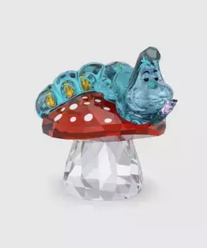 Декоративная фигурка гусеницы Алисы в стране чудес Swarovski, разноцветный