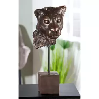 Декоративная фигурка Касабланка от Gilde «Leopard Antique» Casablanca By Gilde, цвет bronzefarben