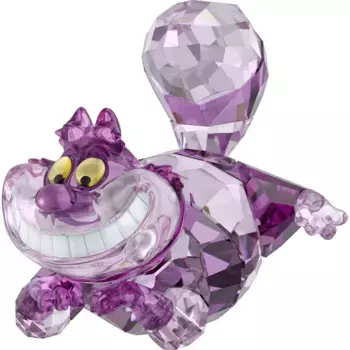 Декоративная фигурка Swarovski «Crystalfigure коллекционная фигурка Алиса Чеширский Кот Чеширский Кот, 5668073», кристалл Swarovski, цвет pink-lila-wei-gelb-schwarz