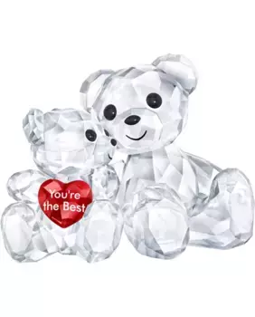 Декоративная фигурка Swarovski Kris Bear – Вы непобедимы, красный