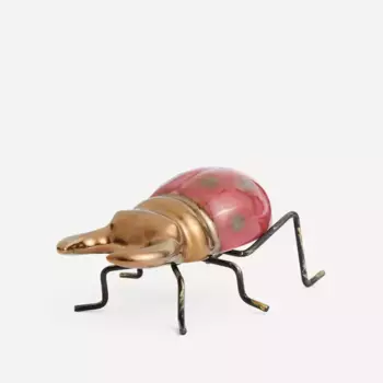 Декоративная фигурка Жук Муравьи El Corte Ingls, розовый