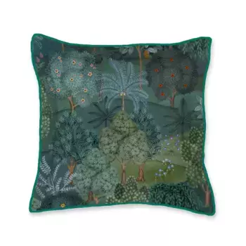 Декоративная хлопковая подушка Night Garden Pip Studio, темно-синий