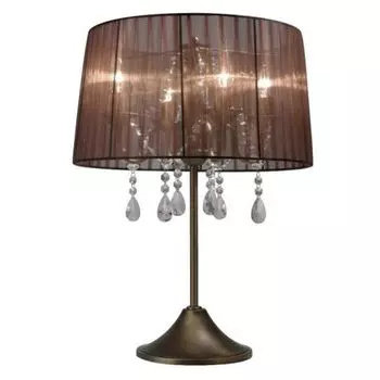 Декоративная хрустальная настольная лампа из органзы с регулируемой яркостью SOMPEX