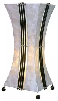 Декоративная лампа Milla, настольная лампа диаметром 30 см или 40 см, размер: ок. 40 см WORU, белый