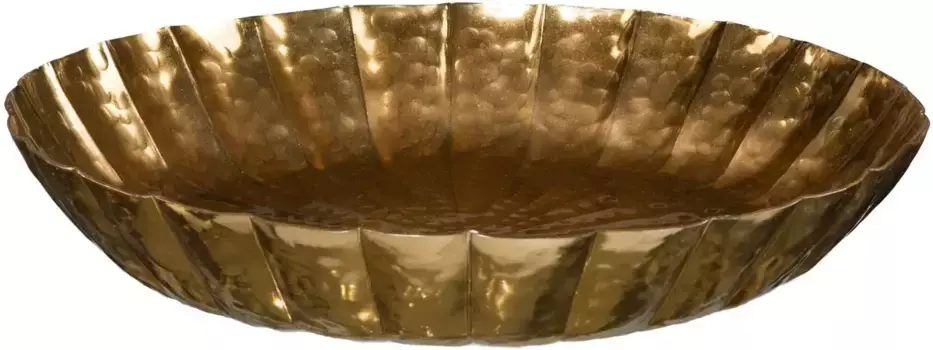 Декоративная миска Creativ deco "Новогодние украшения" (1 шт.), со структурированным краем 55 см, цвет goldfarben