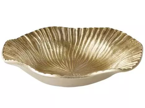 Декоративная миска хатра Beliani, желтый