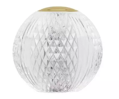 Декоративная настольная лампа click-licht.de BRILLANTE цвет gold transparent