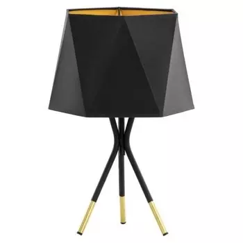 Декоративная настольная лампа famlights Nike, черный