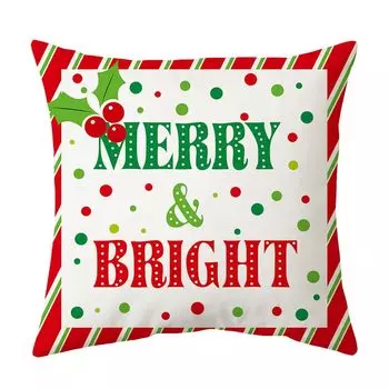Декоративная наволочка, дышащая, моющаяся, пылезащитная, на скрытой молнии, рождественская наволочка, домашний декор для гостиной-H Stuttg