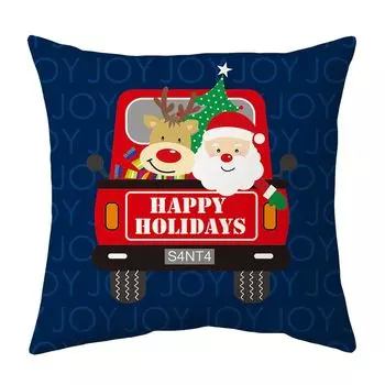 Декоративная наволочка, дышащая, моющаяся, пылезащитная, на скрытой молнии, рождественская наволочка, домашний декор для гостиной-C Stuttg