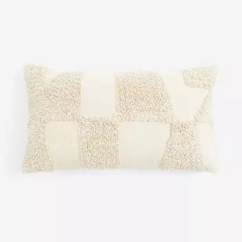 Декоративная наволочка H&M Home Tufted Cotton, белый