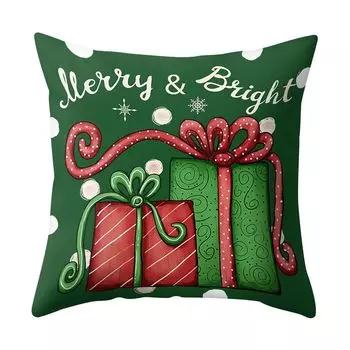 Декоративная наволочка, мягкая дышащая декоративная рождественская наволочка для дома, отеля, офиса, общежития для повседневной жизни-B Stuttg