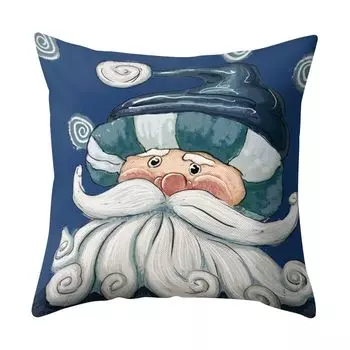 Декоративная наволочка, мягкая дышащая декоративная рождественская наволочка для дома, отеля, офиса, общежития для повседневной жизни-F Stuttg