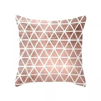 Декоративная наволочка с геометрической полосой и цветком, домашний диван, наволочка-11 # Stuttg