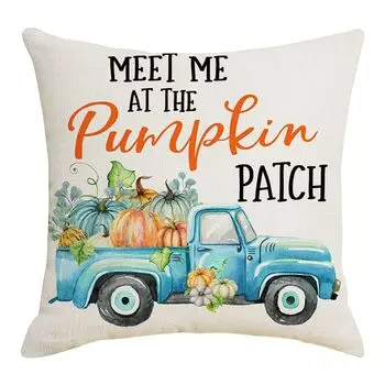Декоративная наволочка с индивидуальным принтом, анти-потрясающая мягкая наволочка со скрытой молнией, домашний декор на День Благодарения, ежедневное использование-B Stuttg