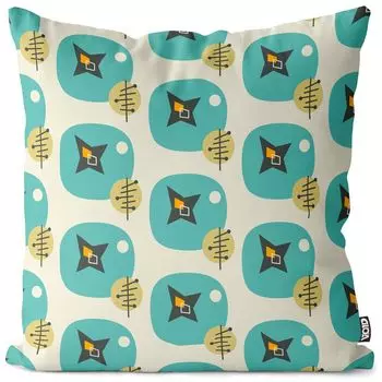 Декоративная наволочка с рисунком VOID 70-х годов из полиэстера, водонепроницаемая, для улицы и дома, размер подушки: 80 x 80 см