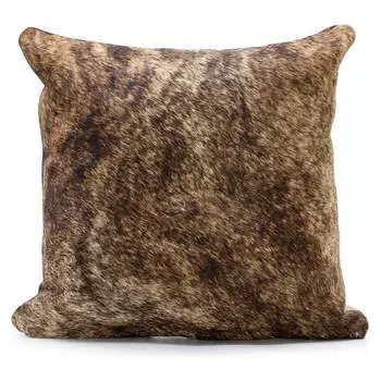 Декоративная наволочка Souluxry Nature Cowhide, коричневый