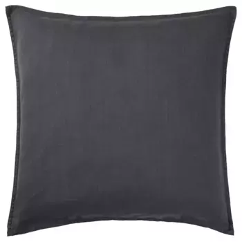 Декоративная наволочка, темно-серая, 65x65 см, DYTG IKEA