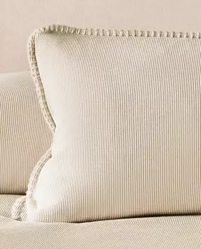 Декоративная наволочка Zara Home Corduroy 30 x 50 см, бежевый