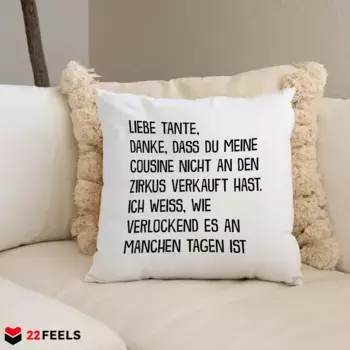 Декоративная подушка 22Feels, белый