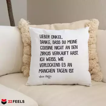 Декоративная подушка 22Feels, белый