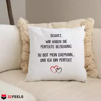 Декоративная подушка 22Feels, белый