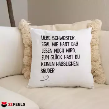 Декоративная подушка 22Feels, белый