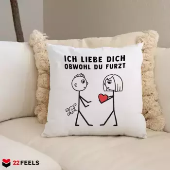 Декоративная подушка 22Feels, белый