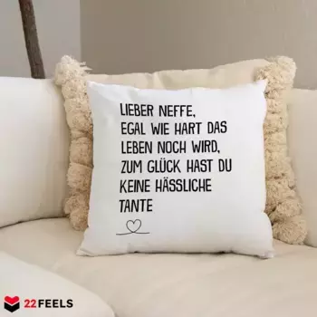 Декоративная подушка 22Feels, белый