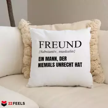 Декоративная подушка 22Feels, белый