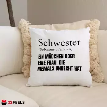 Декоративная подушка 22Feels, белый