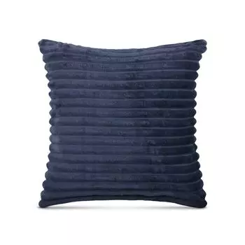 Декоративная подушка 50х50см (темно-синий) под вельвет - приятный мягкий чехол на молнии - подушка - ko Tex - диванная подушка, декоративная подушка Bestlivings