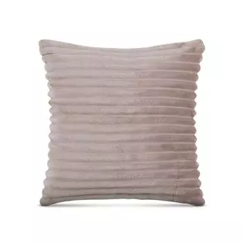 Декоративная подушка 50x50см (светло-коричневая) под вельвет - приятный мягкий чехол на молнии - подушка - ko Tex - диванная подушка, декоративная подушка Bestlivings